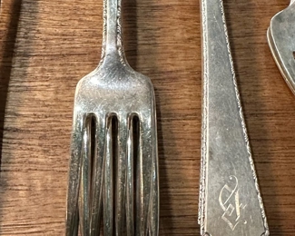 Lunt Silver Sterling SILVER Flatware - 1921 William and Mary