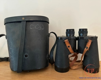 WWII (1943) U.S. Navy Binoculars with Original Case