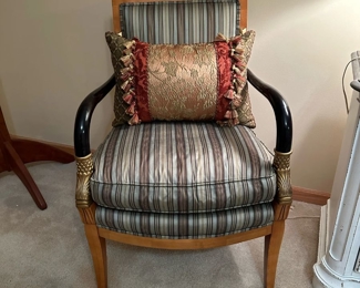 Vintage Carved Fish Armchair