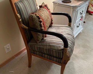 Vintage Carved Fish Armchair