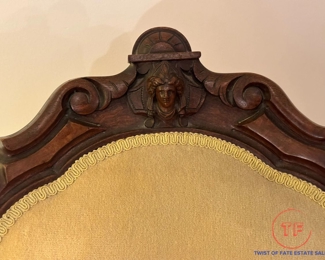 Hand Carved Victorian Parlor Rocker