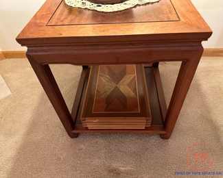 Handmade Side Table with Chin Hua Style Feet