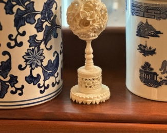 1950's Carved Bone Sculpture