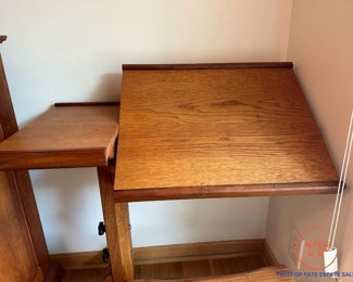 Handmade Drafting Table with Handmade Stool