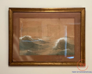 Original Watercolor by EMILE H MEYER