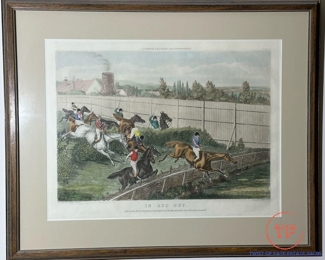"In And Out" Engraving after CHA & HUNT and Painted by HY ALKEN