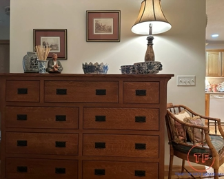 YODER Siesta Mission 9 Drawer Chest / Cabinet