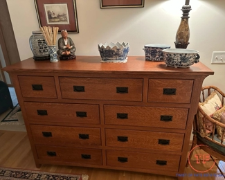 YODER Siesta Mission 9 Drawer Chest / Cabinet