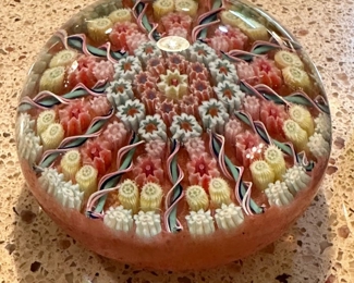 PERTHSHIRE Paperweight with Millefiori
