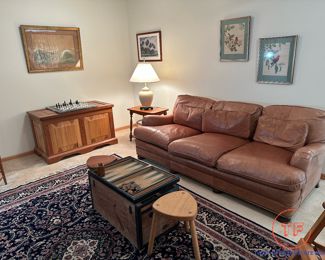 HANCOCK & MOORE Leather Sofa