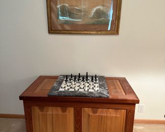 Large Handmade Wood Chest