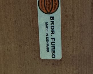 MCM Teak Wood Folding Tray Tables by BRDR. FURBO DENMARK