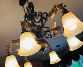 $200
OVER THE KITCHEN ISLAND CHANDELIER 