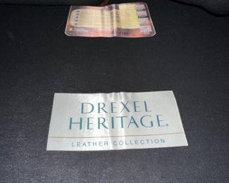 $400
DREXEL HERITAGE LEATHER STUDDED LOVE-SEAT
68”L x 38”D x 36”H