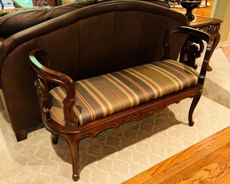 $200
WOODEN UPHOLSTERED BENCH
46”W x 18”D x 29”H 