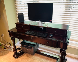 $150
OUTLOOK INTERNATIONAL, LTD WOODEN DESK
49”L x 20”D x 30”H 