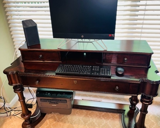 $150
OUTLOOK INTERNATIONAL, LTD WOODEN DESK
49”L x 20”D x 30”H 