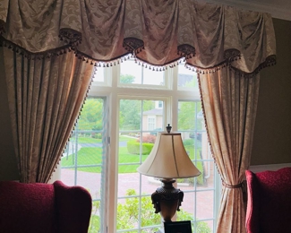 $200 PER WINDOW
WINDOW TREATMENTS- CURTAINS 