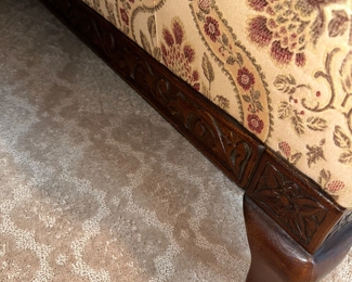 $400
THOMASVILLE FRENCH STYLE WOODEN FRAME FLORAL SOFA 
87”W x 49”W x 38”H 