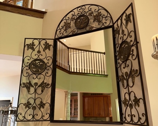 $300 PAIR
METAL MIRRORED WINDOWS
55”H x 30.5”W x 2”D 