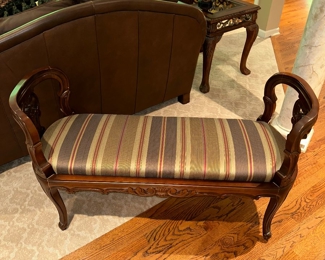 $200
WOODEN UPHOLSTERED BENCH
46”W x 18”D x 29”H 