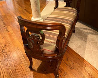 $200
WOODEN UPHOLSTERED BENCH
46”W x 18”D x 29”H 