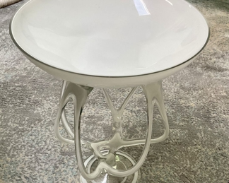 Hand Blown Glass Compote