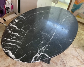 Marble Table w Marble Base