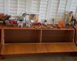 MCM Queen Storage Headboard & 2 Night Stands 