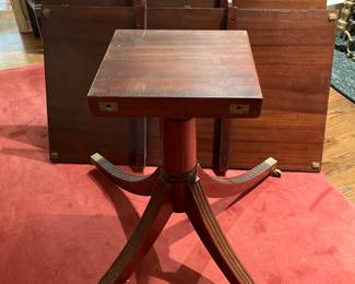 Dining Room:  This is the additional pedestal and the three leaves to the dining table previously shown. The hardware to connect the pieces is included.