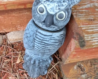 Owl Yard Decor