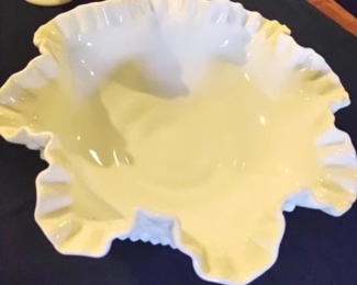 Milk Glass - Hob nail