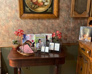 Side table.  antique.  