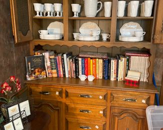 Beautiful Milk Glass Cup & Sandwich plates w/cup. Pitcher (hobnail) with Tumbler and goblent glasses.  Total 79 pieces