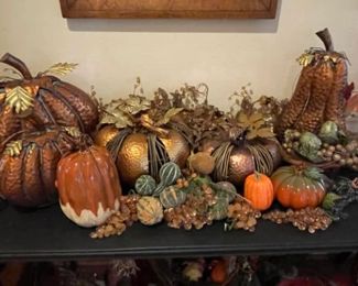 Close up Fall Decor
