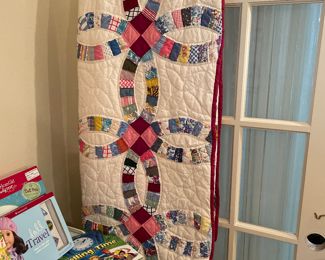 Twin handstitched quilt