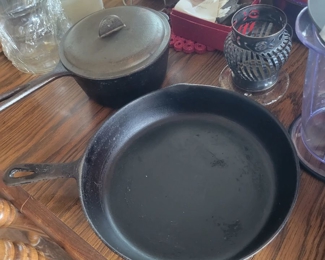 Cast iron pans