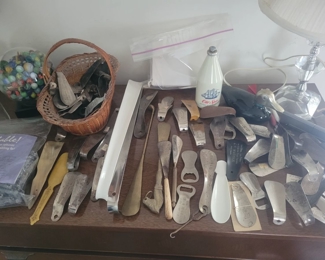 Shoe horns with advertising 