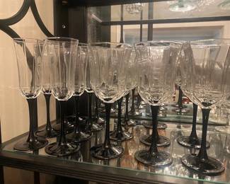 BLACK STEM GLASSWARE