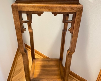 Asian inspired plant stand, 12" x 12" x 32"H, $99