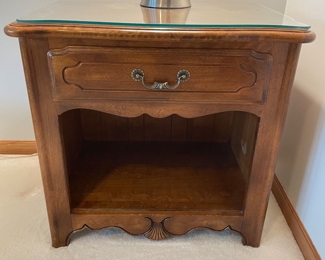 Ethan Allen Single drawer nightstand, 2 available,26"W x 25"H x 17.5"D,  $115 each