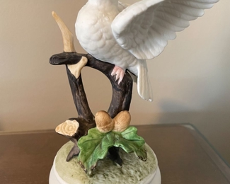 White dove figurine music box,  $12