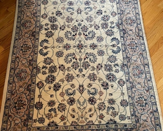 Wool rug, 4' x 6',  $125