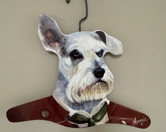 Schnauzer hanger, $14