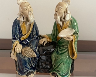 2 Chinese men at table,  $20