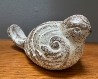 Decorative bird, 8"W x 4"H,  $9