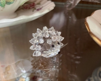 Swarovski baby hedgehog, $20