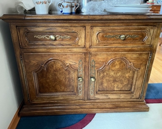 Century buffet server with top that opens, 42"W x 19"D x 31"H,  $225