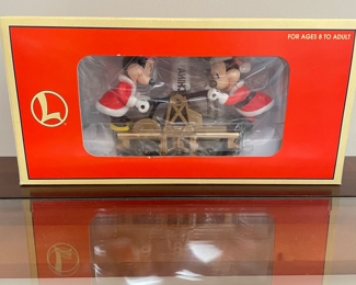 Lionel Trains Mickey And Minnie Handcar #6-18433 O Gauge New & Original Box, $50