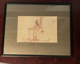 Framed "post card",  $14